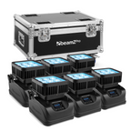 Beamz PRO Starcolor 72B Pack 6PCS with Flightcase