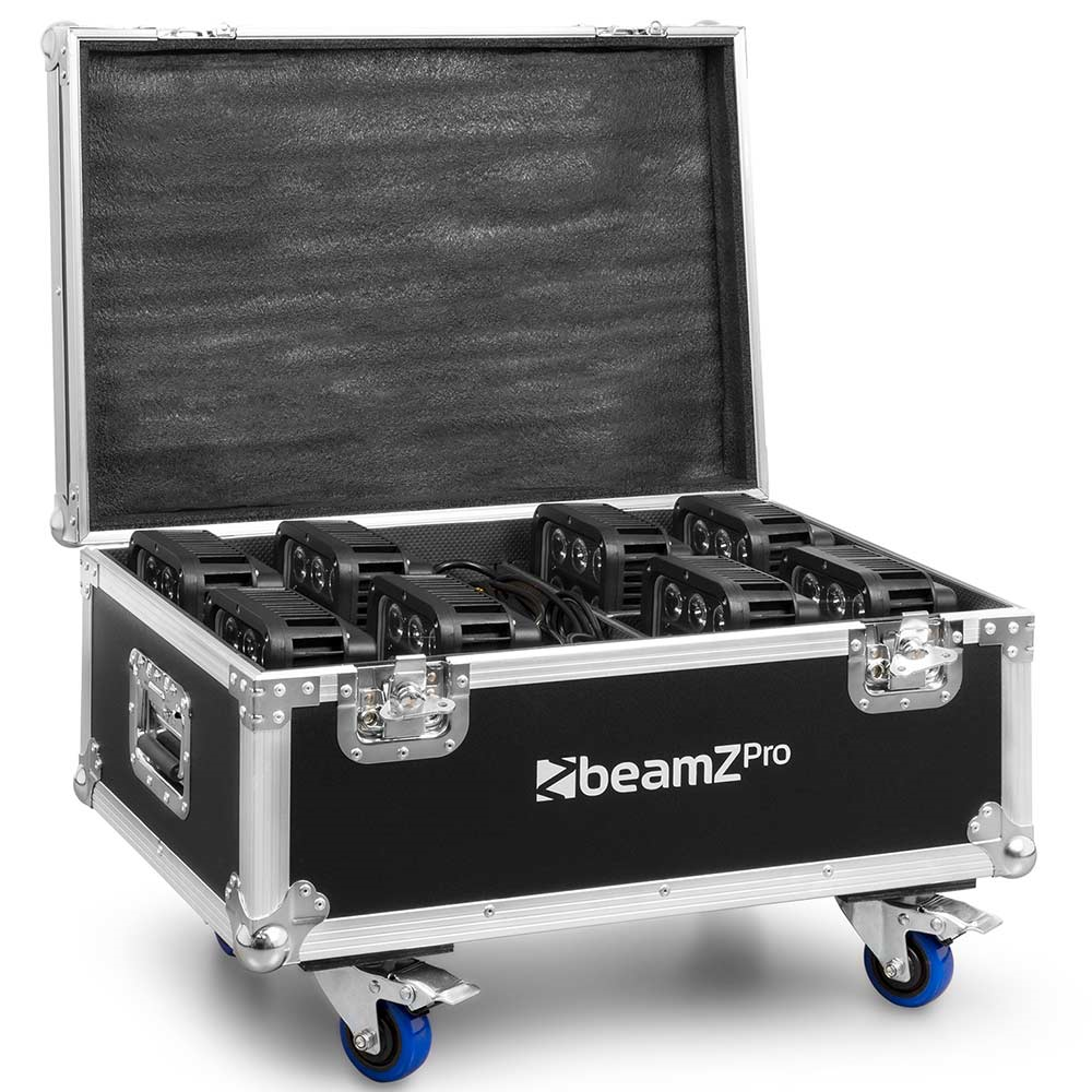 Beamz PRO Starcolor 72 Pack 8PCS with Flightcase