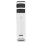 Rode Podcaster MKII USB broadcast microphone with built-in shock mount and pop filter for professional podcasting and streaming.