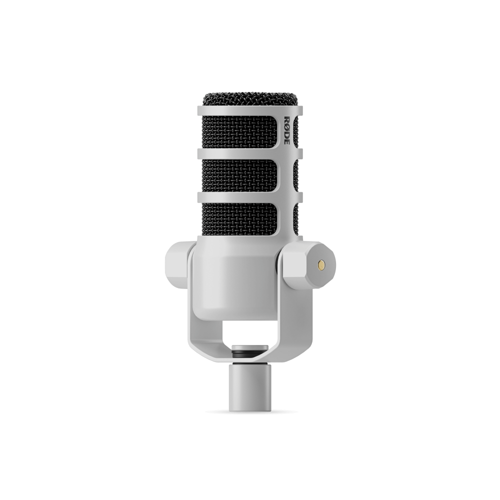 Rode PodMic Broadcast-Grade Dynamic Mic Optimised for RODECaster Pro White