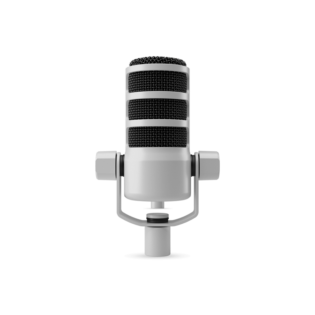 Rode PodMic Broadcast-Grade Dynamic Mic Optimised for RODECaster Pro White