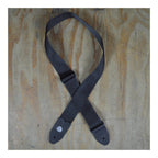 Colonial Leather Poly Web Guitar Strap - Black