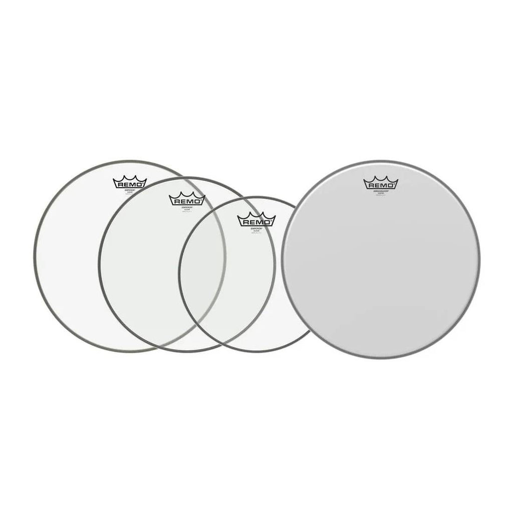 Remo Pro Pack Emperor Clear Fusion (10 12 14 & Free 14 Ambassador)