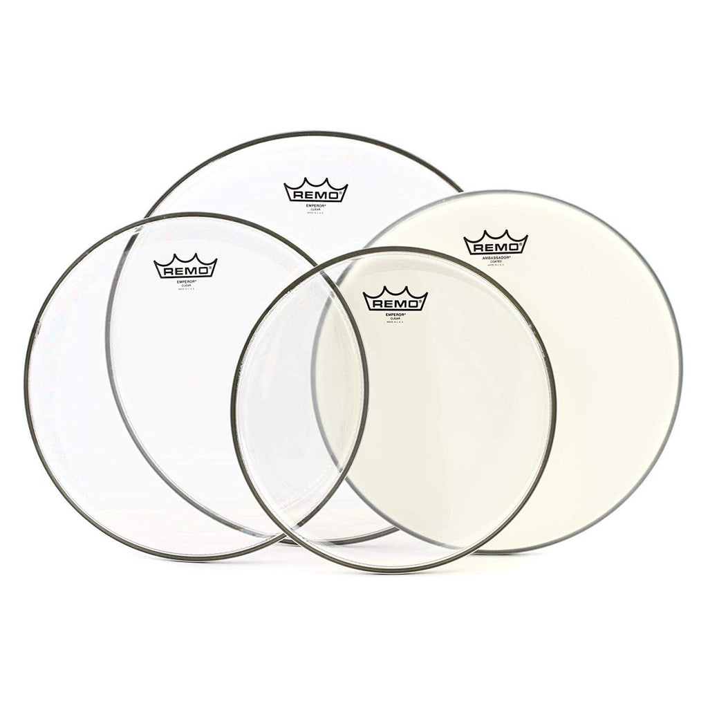 Remo Pro Pack Emperor Clear Rock (12 13 16 & Free 14 Ambassador)