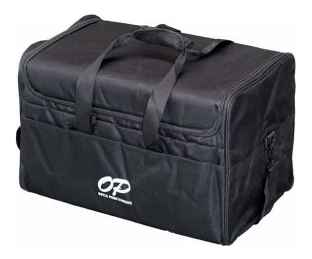 Opus Percussion Wooden Cajon in Birch with Deluxe Carry Bag