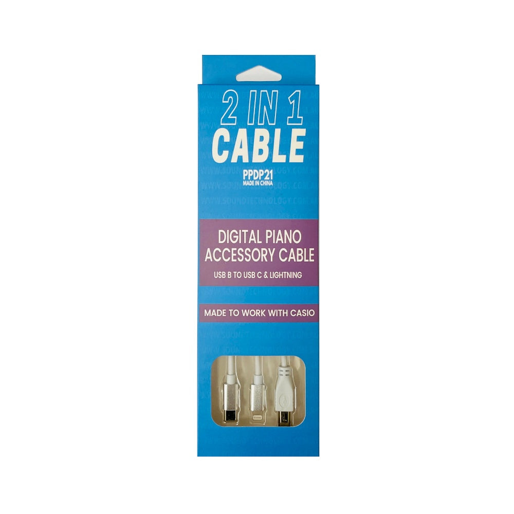Casio 2 in 1 Electric Piano Accessory Cable
