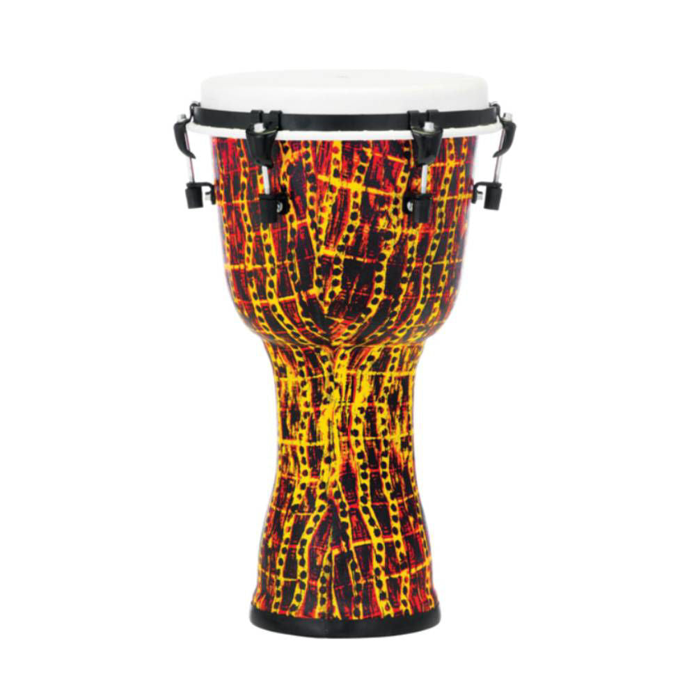 Pearl 10 Top Tuned Synthetic Shell Djembe - Tribal Fire