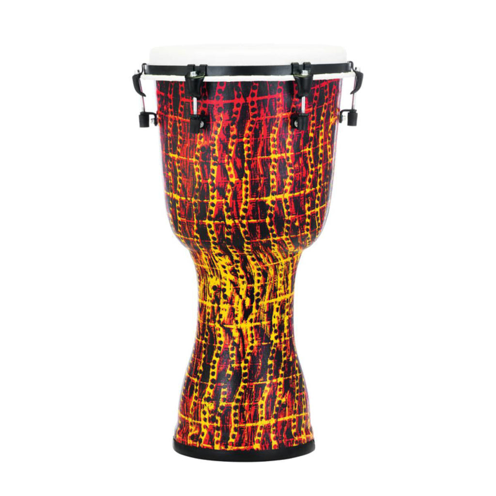 Pearl 12 Top Tuned Synthetic Shell Djembe - Tribal Fire