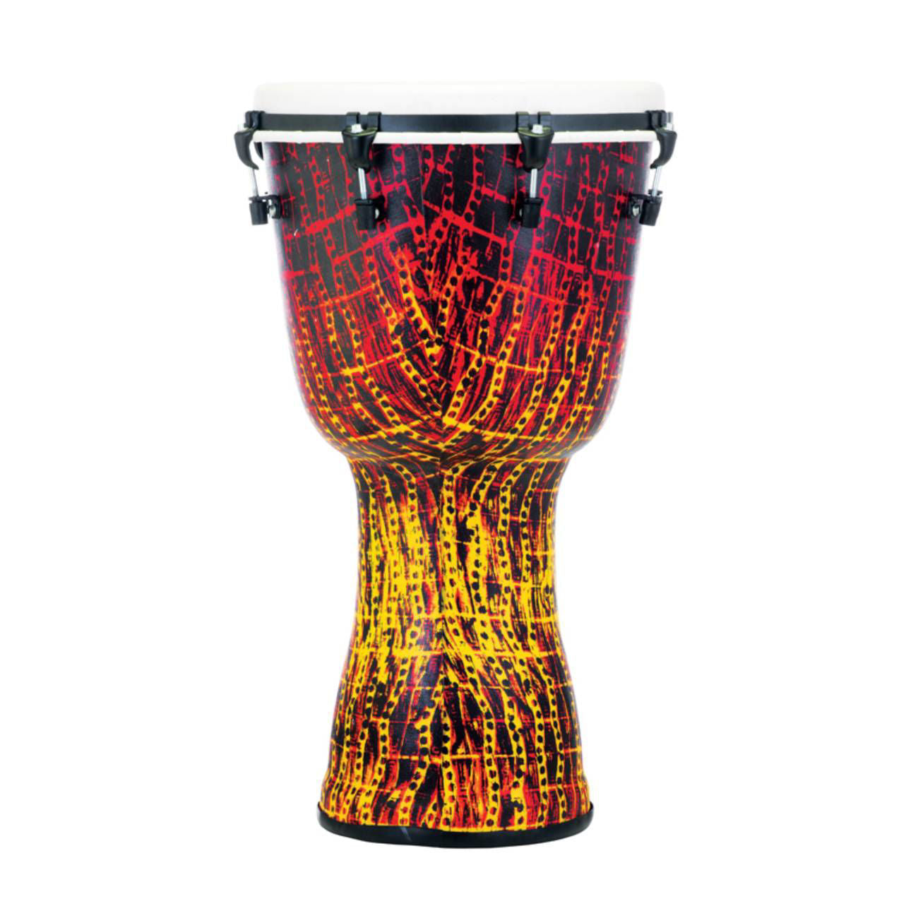 Pearl 14 Top Tuned Synthetic Shell Djembe - Tribal Fire