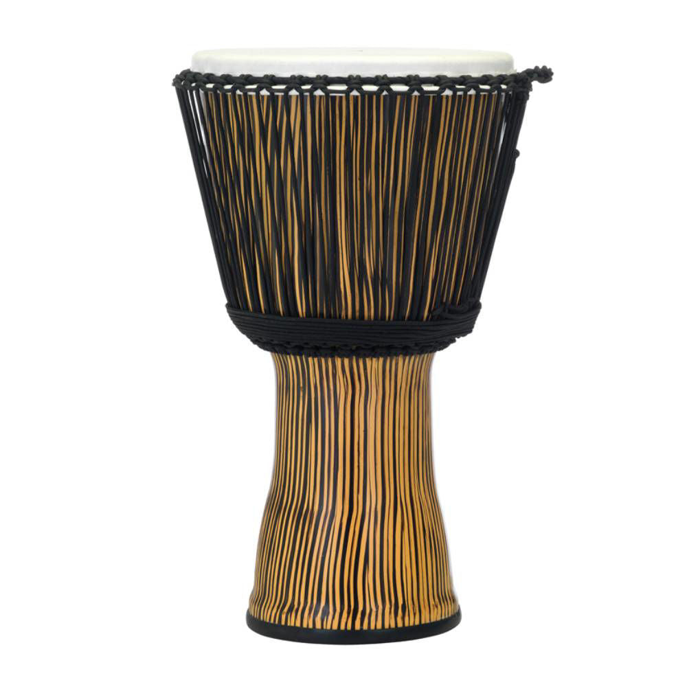 Pearl 14 Rope Tuned Synthetic Shell Djembe - Zebra Grass
