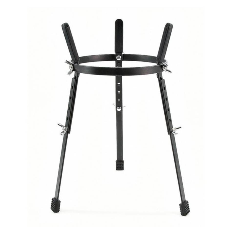 Pearl 10-inch basket conga stand for bongos and congas, metal frame with rubber feet, designed for musical instrument support.