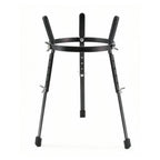 Pearl 10-inch basket conga stand for bongos and congas, metal frame with rubber feet, designed for musical instrument support.