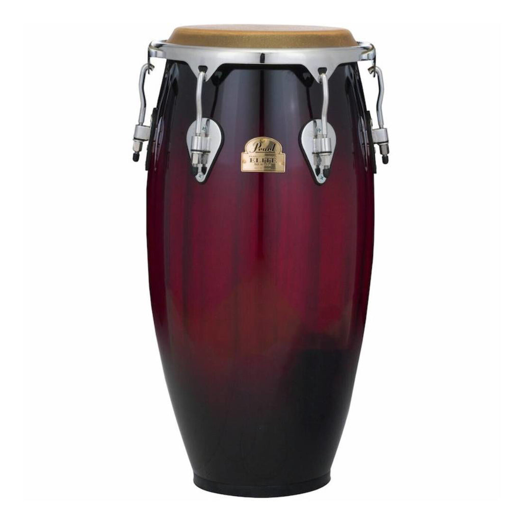 Pearl 12.5 Inch Elite Wood Conga in Merlot Burst