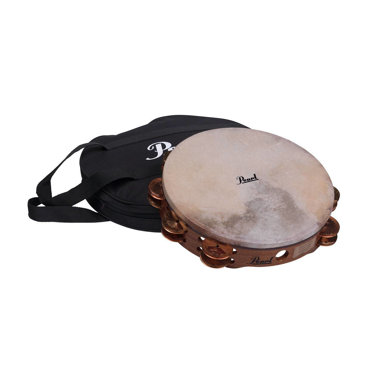 Pearl Tambourine Concert Beryllium Copper/Phosphor Bronze With Bag