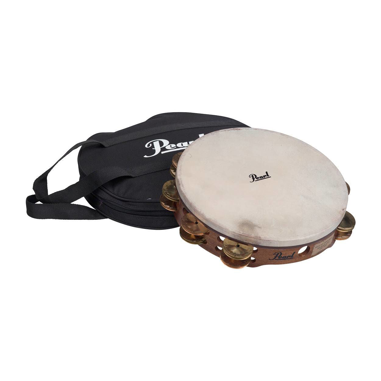 Pearl Tambourine Concert Beryllium Copper/Brass Jingles With Bag