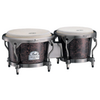 Pearl PFB-100DX-621 Primero Pro Series Fiber Bongos 7in + 8.5 in Wine Red Marble