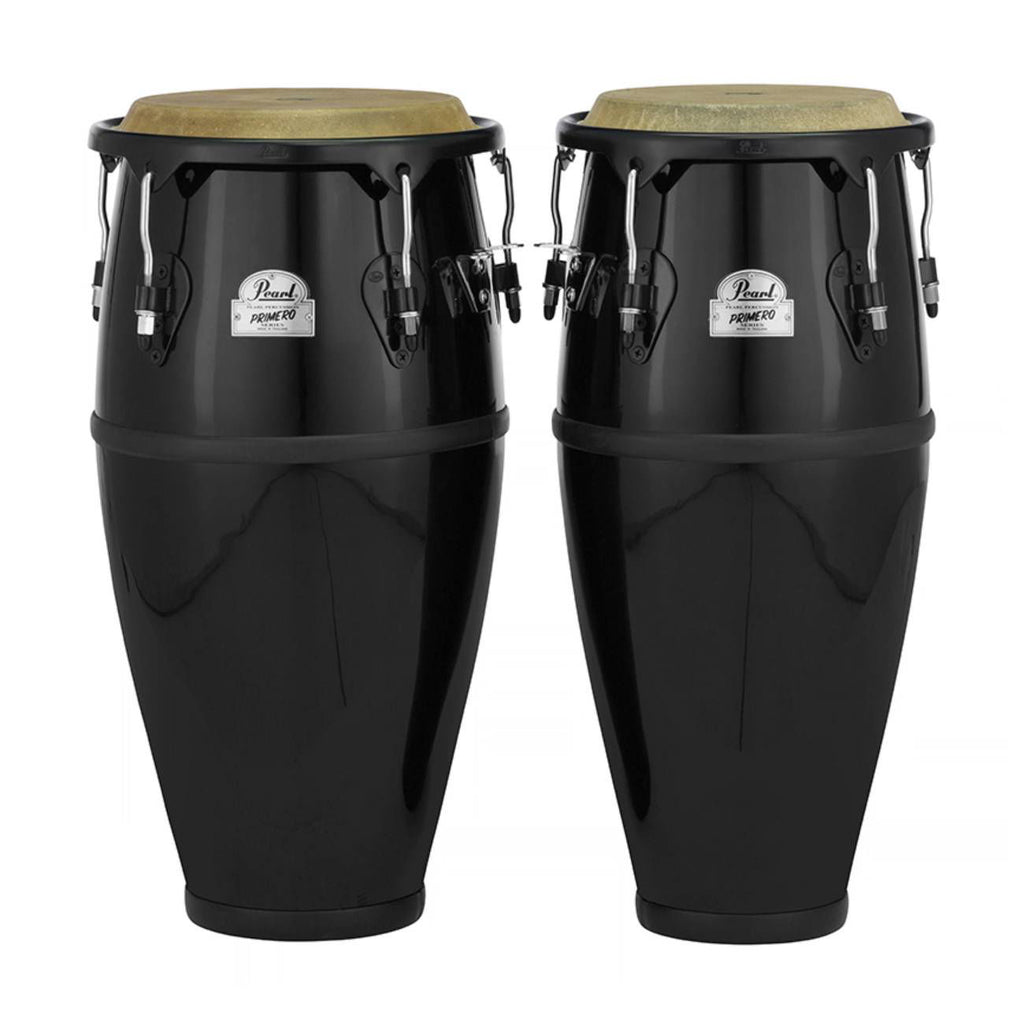 Pearl Primero Fiberglass 10/11 Congas - Bistre Black
