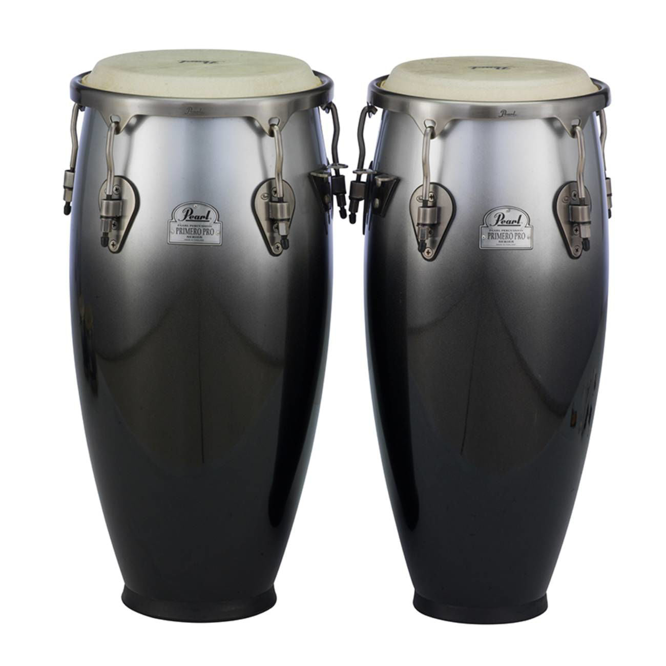 Pearl Primero Fiberglass 10/11 Congas - Carbon Vapour
