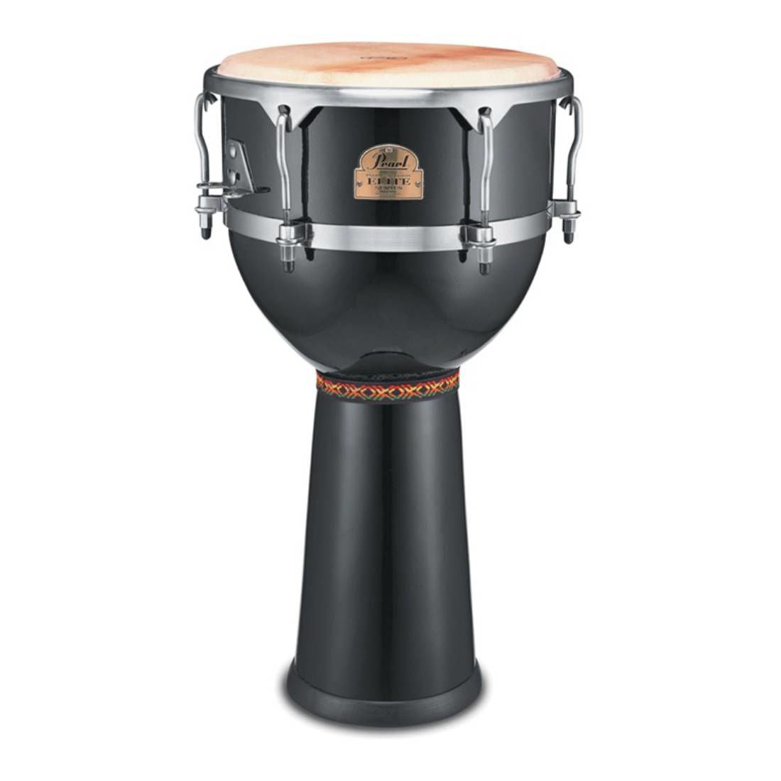 Pearl 12.5 Fiberglass Djembe - Bistre Black