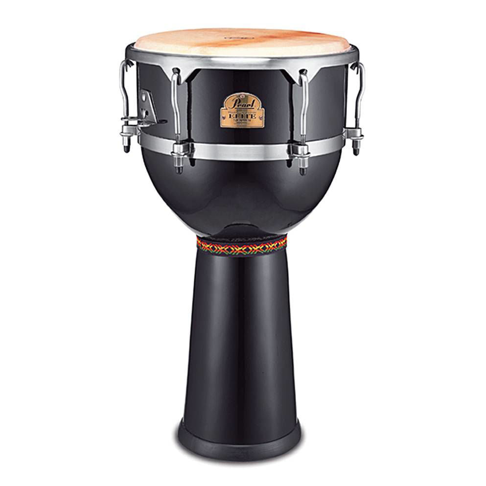 Pearl 14 Fiberglass Djembe - Bistre Black