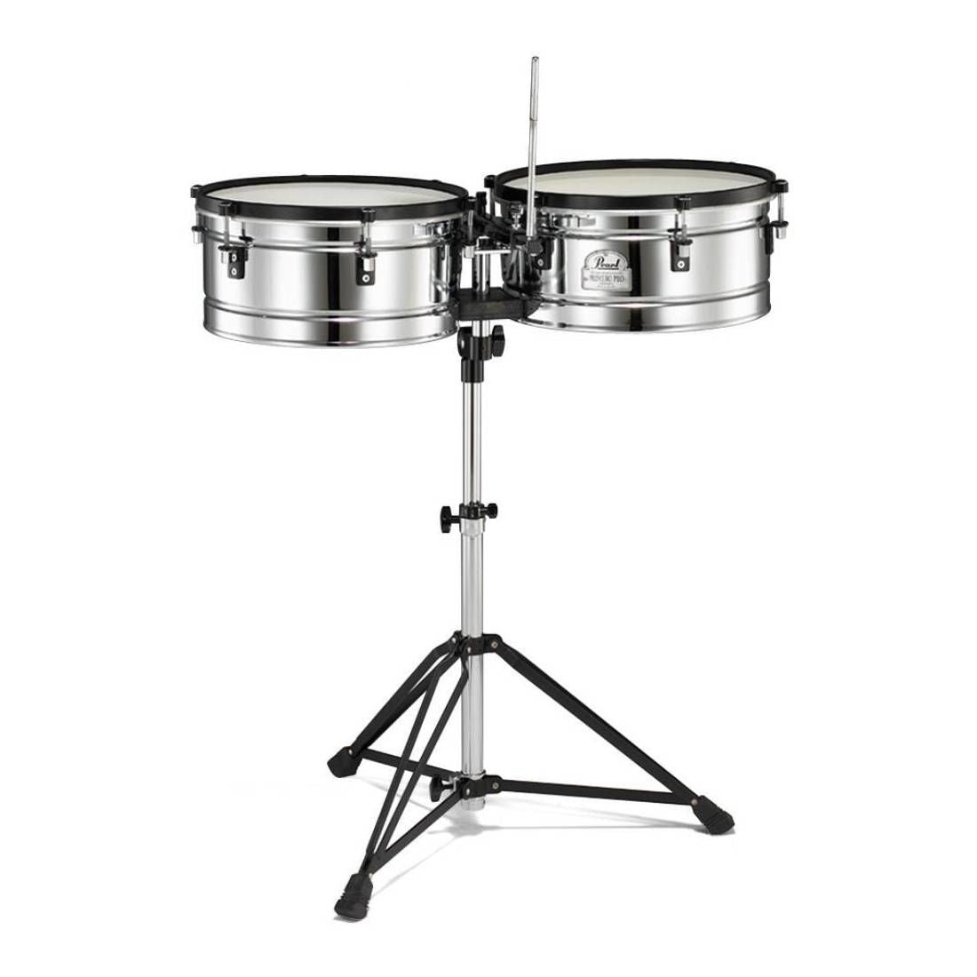 Pearl Primero Pro Steel 14/15 Timbales with PT-900 Stand