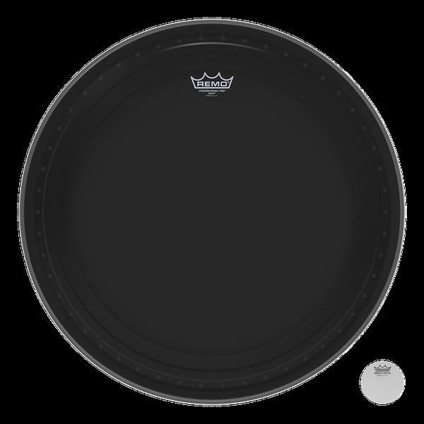 Remo Powerstroke Pro Ebony 22 Inch Bass Drumhead