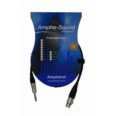 Amphe-Sound 1m Female XLR - 6.35mm Jack (TRS) Cable