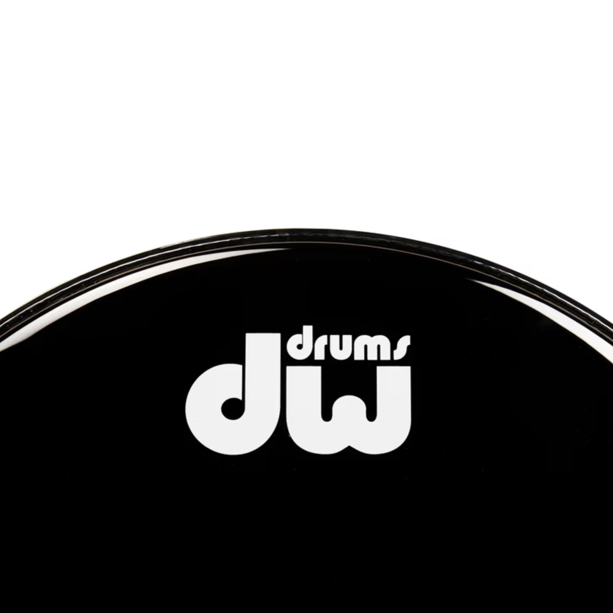 DW Sticker for Bass Drum - White