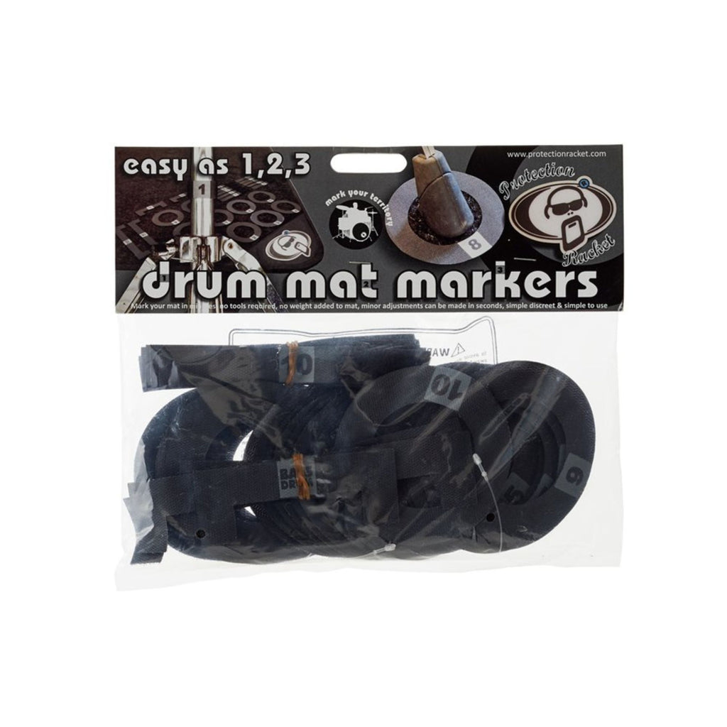 Protection Racket 26-Piece Numbered Drum Mat Markers