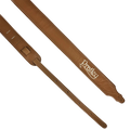 Pratley 2.5 Leather Guitar Strap w/Suede Back & Embroided Logo - Caramel