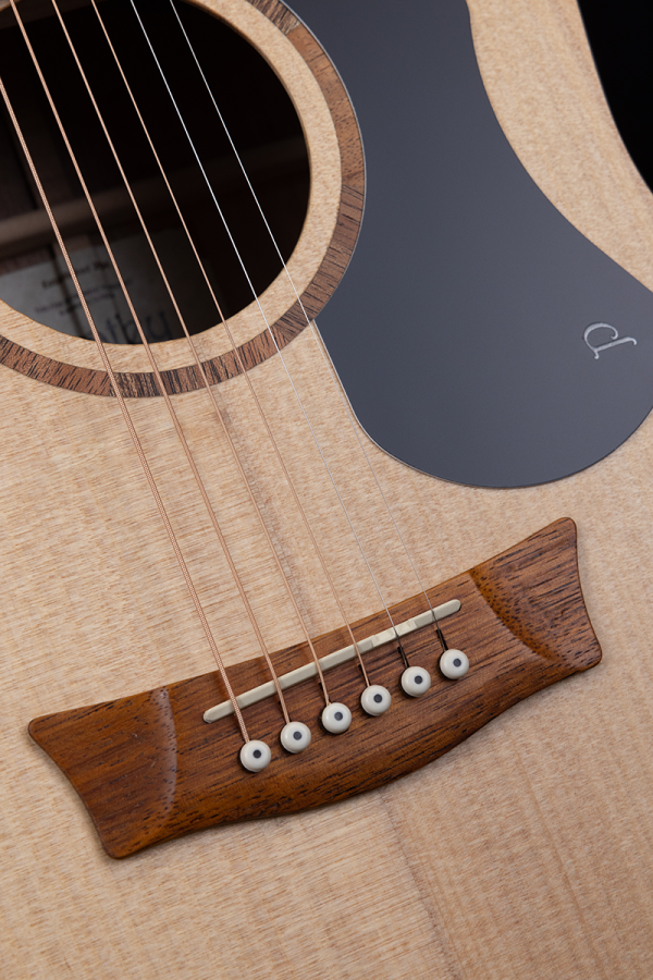 Pratley Dreadnought Cutaway Acoustic Guitar with Pickup in Maple/Bunya