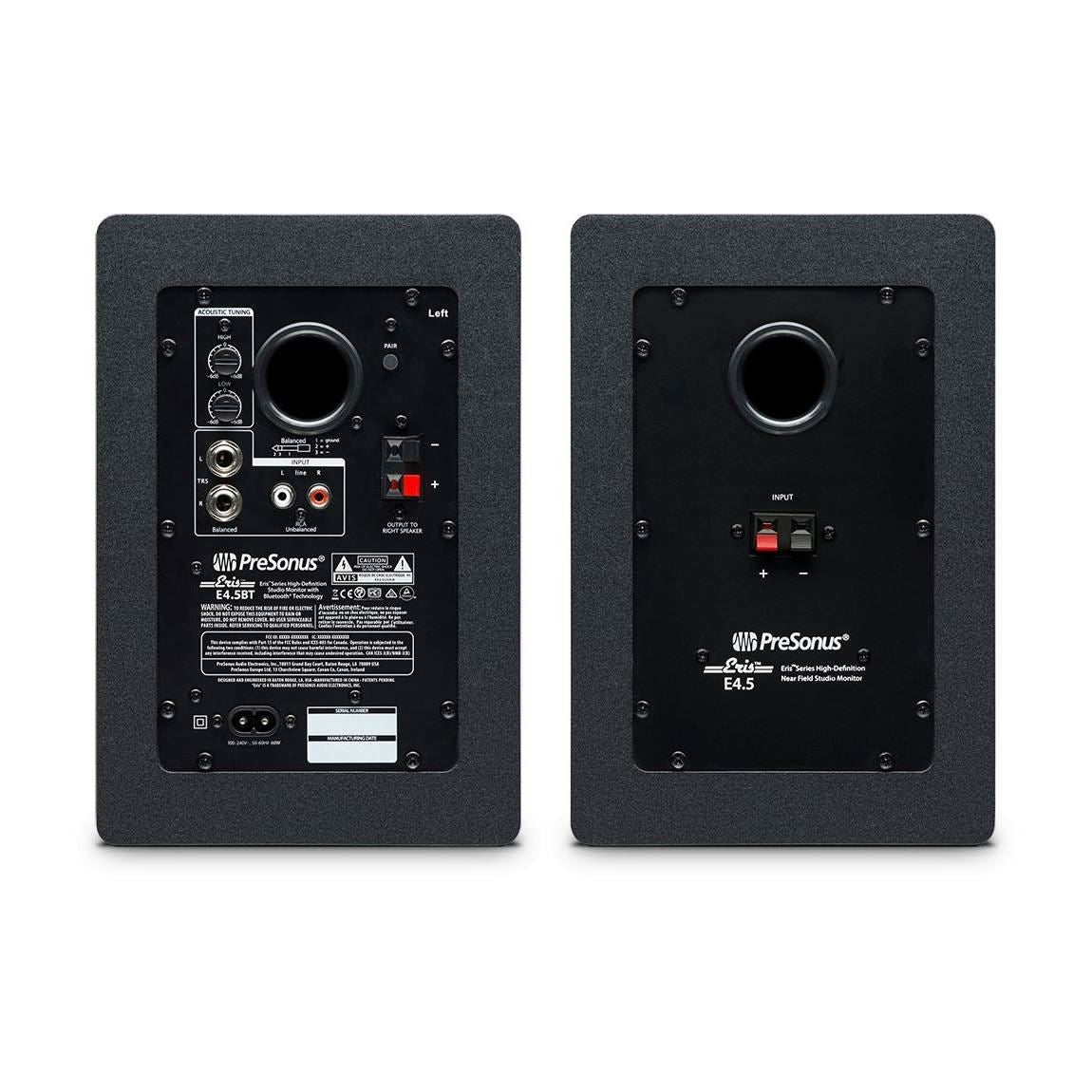 PreSonus Eris E4.5BT 4.5 inch Studio Monitor Speakers with Bluetooth - Pair