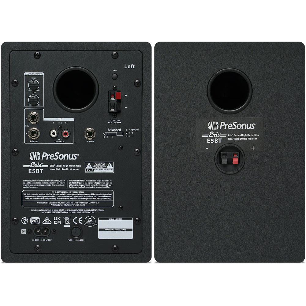 PreSonus Eris E5BT 5 inch Studio Monitor Speakers with Bluetooth - Pair