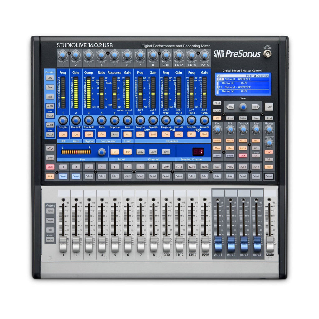 PreSonus StudioLive 1602 USB 16 Channel Digital Mixer