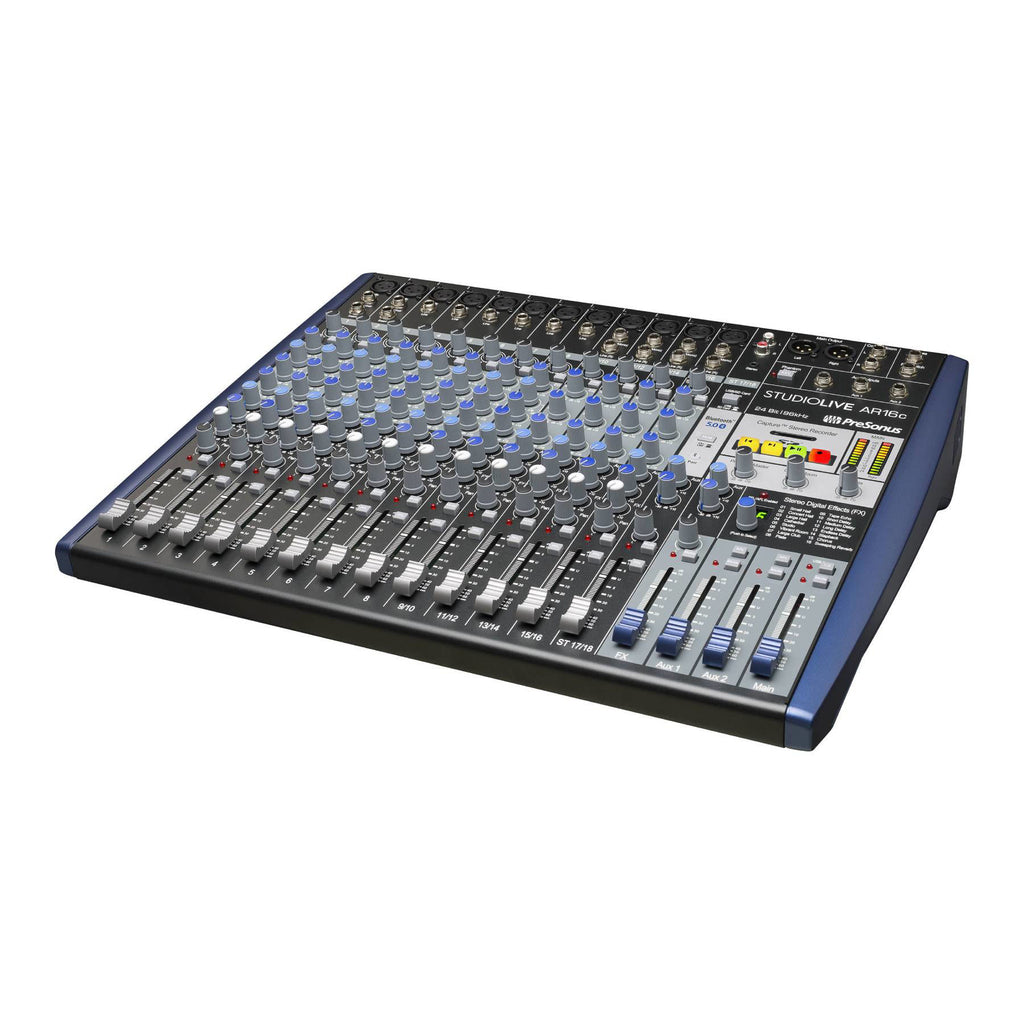 Presonus StudioLive AR16c 16-channel USB-C Audio Interface, Analog Mixer and SD Recorder