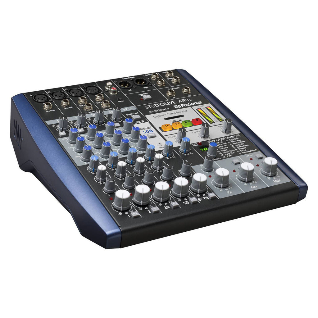 Presonus StudioLive AR8c 8-channel USB-C Audio Interface, Analog Mixer and SD Recorder