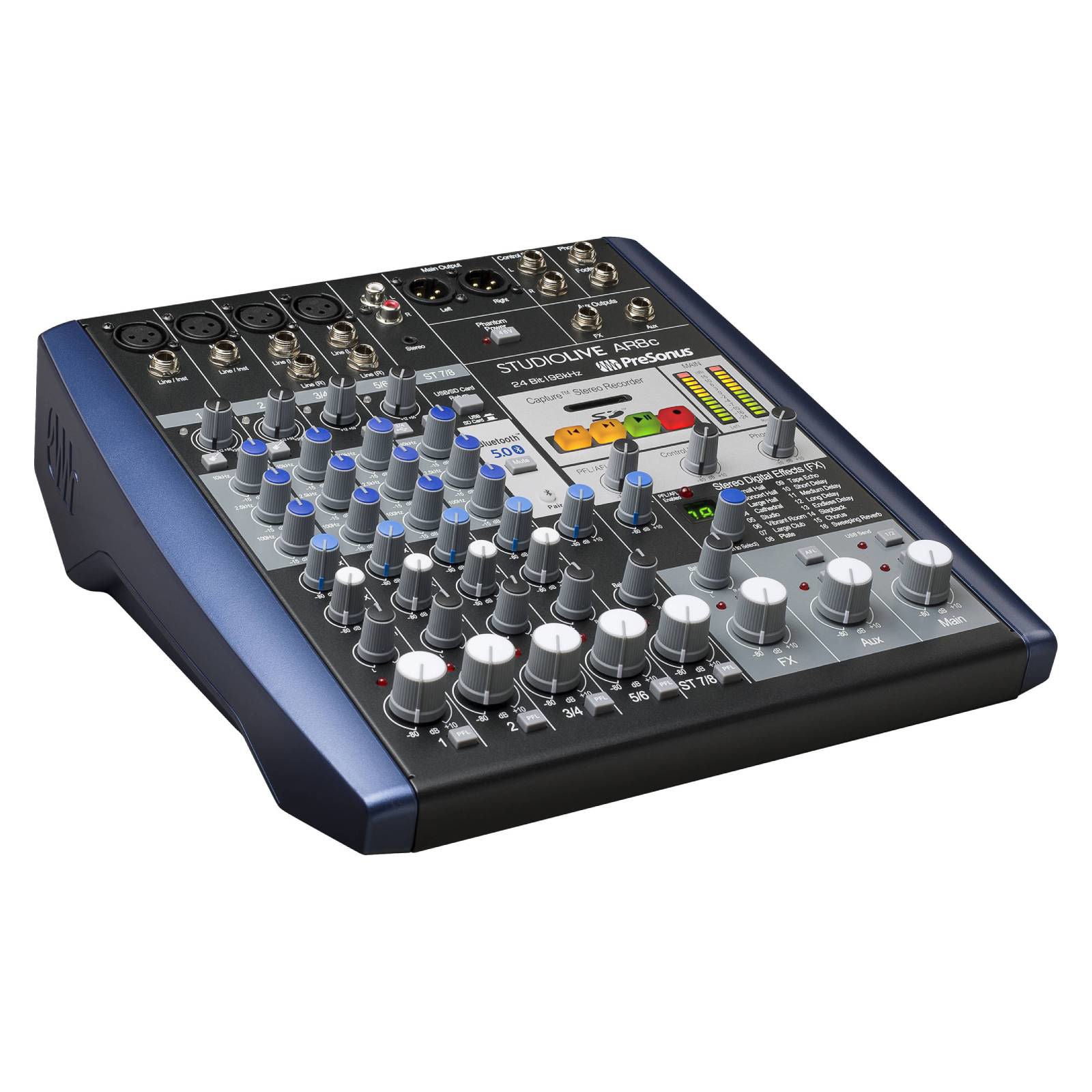 Presonus StudioLive AR8c 8-channel USB-C Audio Interface, Analog Mixer and SD Recorder