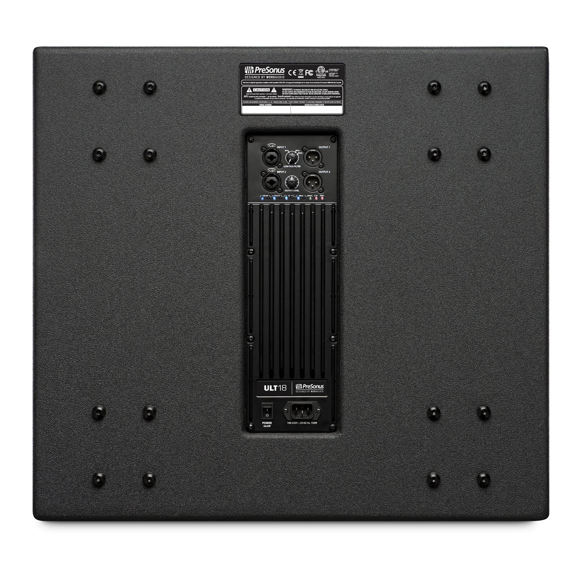 Presonus ULT18 Active 18 inch Subwoofer - 2000 Watts