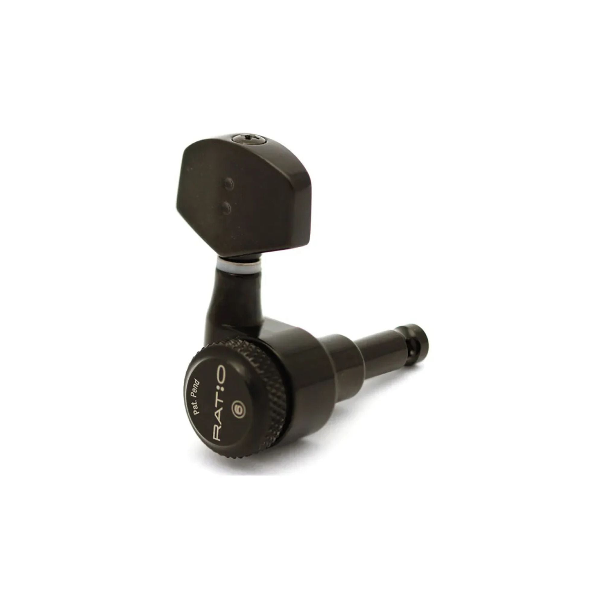 Graph Tech PRL-8311-B0 3+3 Elec Guitar Locking Machine Heads - Black