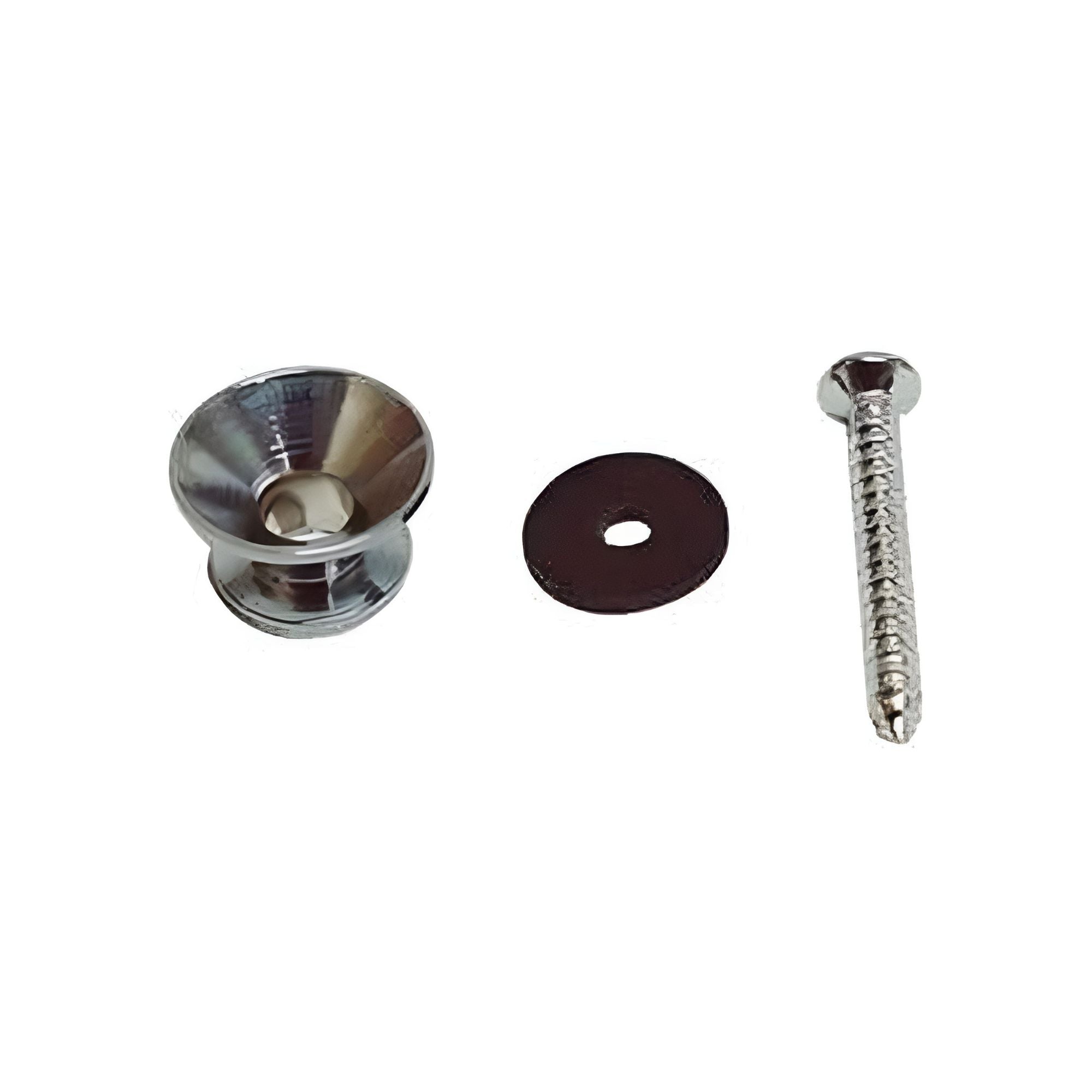 Dr. Parts GPK56 End Pin with Felt & Screw - Chrome