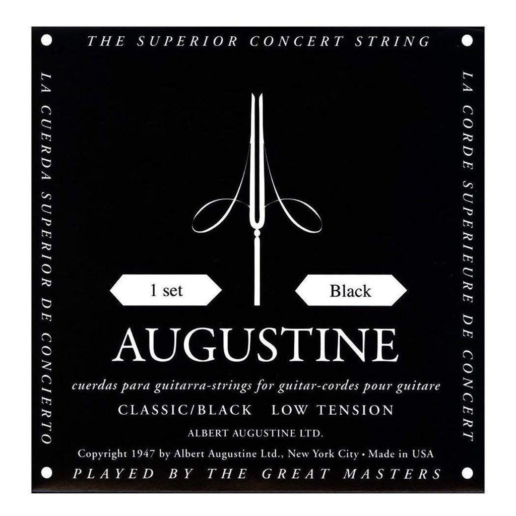 Augustine Black Classical Guitar Strings - Low Tension