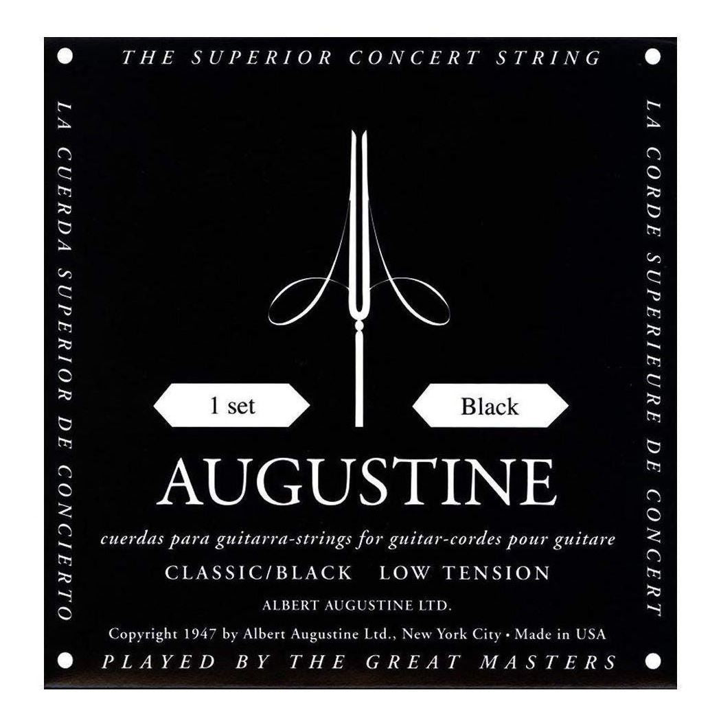 Augustine Black Classical Guitar Strings - Low Tension
