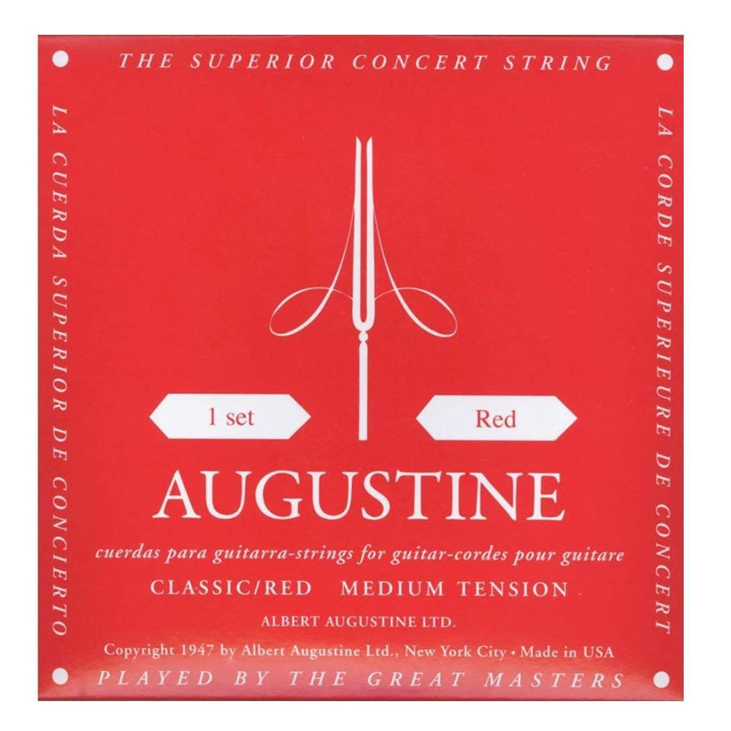 Augustine Red Classical Guitar Strings - Medium Tension