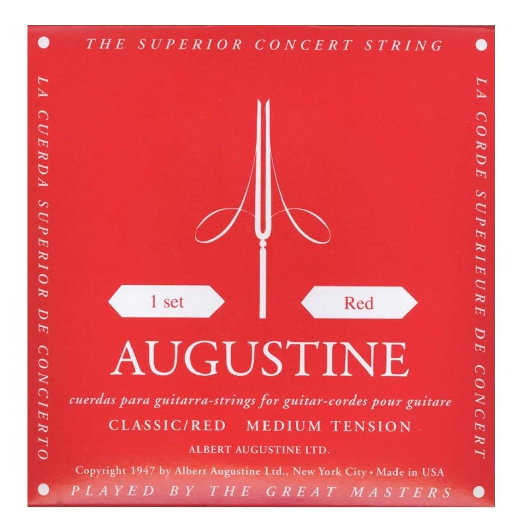 Augustine Red Classical Guitar Strings - Medium Tension