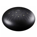 Opus Percussion 10 inch 11 Note Lotus Carved Style Tongue Drum in Black