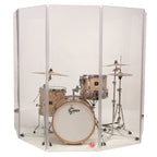 Gibraltar GIGDS5 5-Piece Acrylic Drum Sound Shield (5.5ft x 10ft)