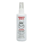 Groove Juice Cymbal and hardware cleaner spray bottle for drums, 240ml, with drum kit cymbals and hardware in background