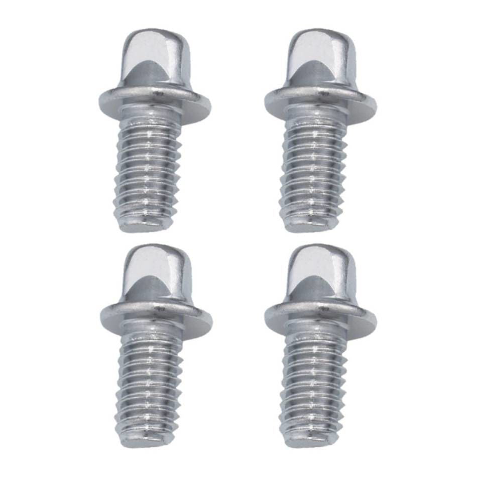 Gibraltar GSC0128 5mm key screw U joint for drum hardware, shown in a four-pack with metal construction and precise fitting.