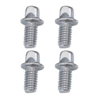 Gibraltar GSC0128 5mm key screw U joint for drum hardware, shown in a four-pack with metal construction and precise fitting.