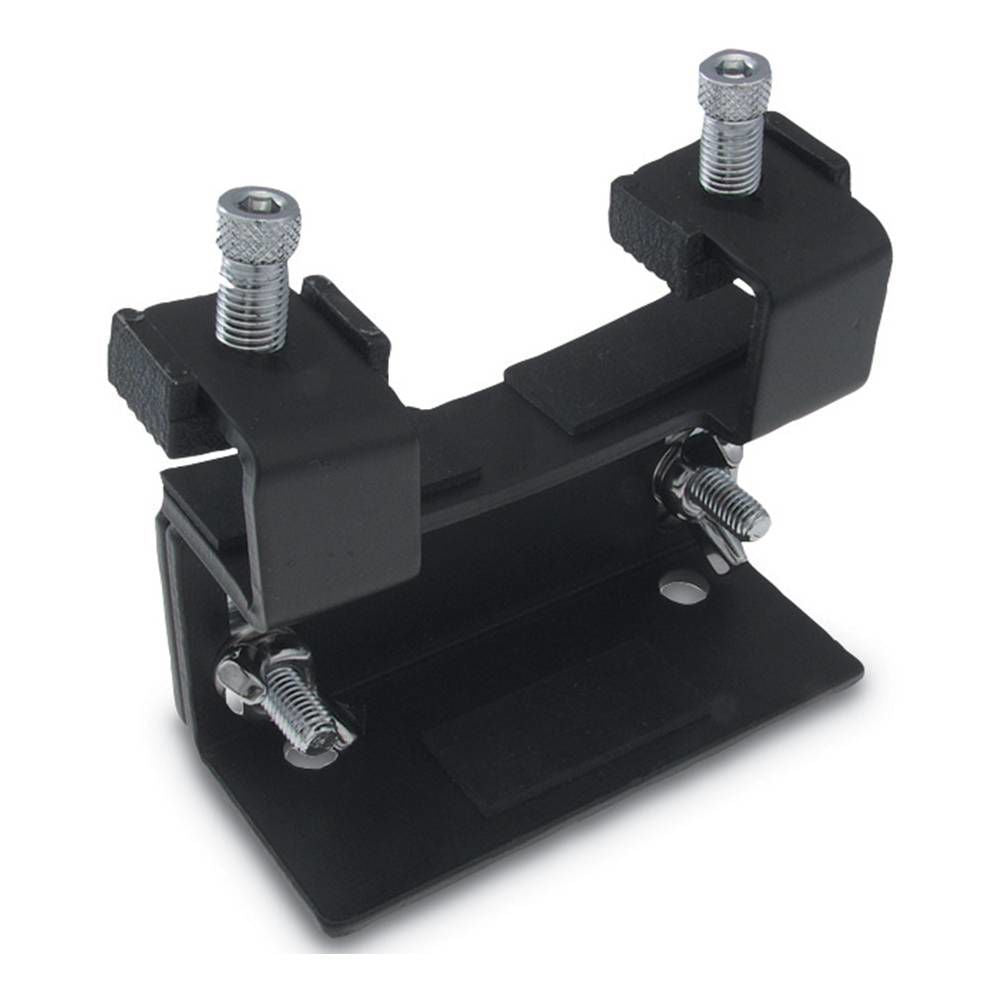 Gibraltar GSCBDPM bass drum platform mount attached to a drum, showcasing sturdy hardware for secure bass drum setup.